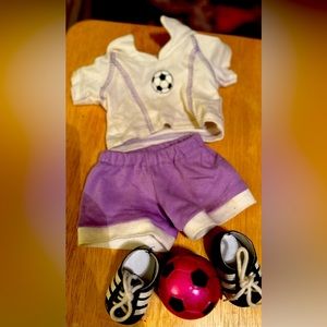 Soccer Uniform and Ball for American Girl or any 18” doll